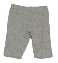 Sivé melírované elastické kraťasy H&M