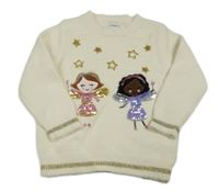Smotanový sveter s vílami F&F