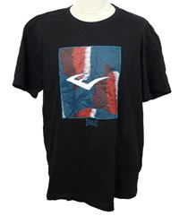 Pánské černé tričko s potiskem Everlast 