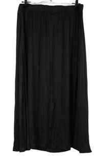 Dámská černá plisovaná dlouhá sukně Primark 