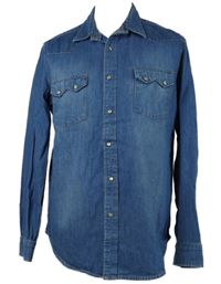 Pánska modrá rifľová košeľa Shore Leave