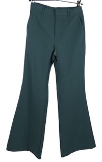 Dámske petrolejové zvonové nohavice