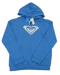 Nové- Modrá mikina s potiskem a kapucí Roxy