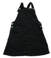 Černé manšestrové laclové šaty Primark