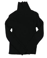 Čierny rebrovaný sveter s rolákom zn. Next