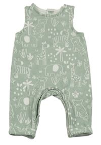 Khaki na traké tepláky so zvieratkami Matalan