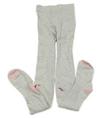 Svetlosivé pančuchy s jednorožcom H&M