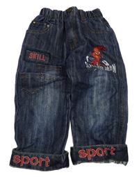 Tmavomodré rifle so Spidermanem