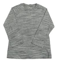 Bílo-černé melírované triko Matalan