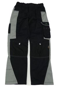 Černo-šedé pracovní cargo rifle Active Touch