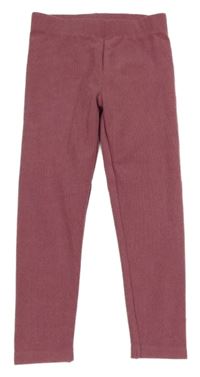 Vínové silnější legíny Nutmeg