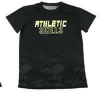 Černé sportovní tričko s nápisem Ergeenomixx