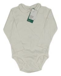 Nové - Biele body s golierikom H&M
