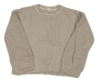 Sivý chlpatý sveter H&M