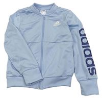 Svetlomodrá športová prepínaci mikina Adidas