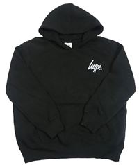Černá mikina s lodí a kapucí Hype