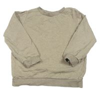 Svetlohnedá melírovaná mikina H&M