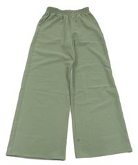 Khaki voľné é nohavice H&M