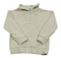 Svetlobéžová mikina so stojačikom Primark