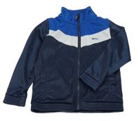 Modro-bielo-tmavomodrá športová prepínaci mikina Slazenger