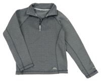 Tmavomodro-sivá vzorovaná mikina Trespass