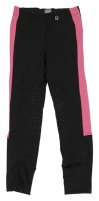 Tmavošedo-růžové jezdecké tregíny Crane