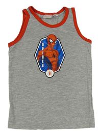 Sivo-červené tielko so Spider-manem zn. Marvel