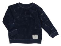 Tmavomodrá plyšová mikina so Zvonilkou Disney