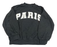 Tmavošedá oversize mikina s nápisem M&S