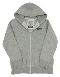 Sivá prepínaci mikina s kapucňou C&A