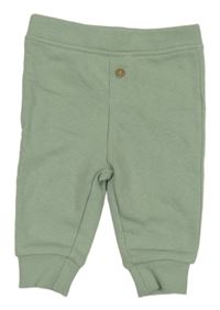 Zelenošedé tepláky s knoflíčky Lily & Dan