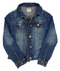 Tmavomodrá rifľová bunda Sfera