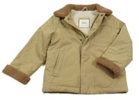 Béžová rifľová zateplená bunda M&S