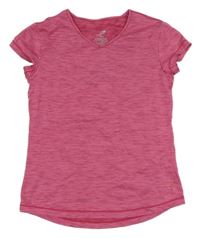 Ružové melírované športové funkčné tričko Energetics