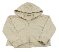 Béžová propínací mikina s kapucí George 