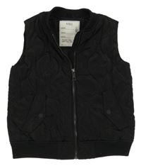 Černá šusťáková prošívaná zateplená vesta M&S