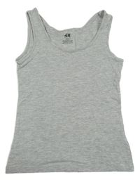Sivý melírovaný top H&M