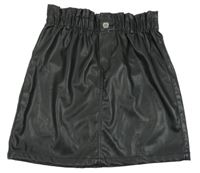 Čierna koženková sukňa H&M