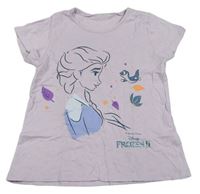 Svetlofialové tričko s Elsou Disney
