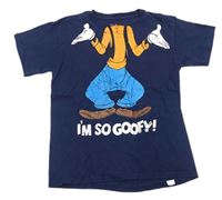 Tmavomodré tričko s Goofym Disney