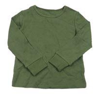 Khaki žebrované mikinotriko PRIMARK