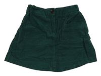 Smaragdová menšestrová sukňa milla star