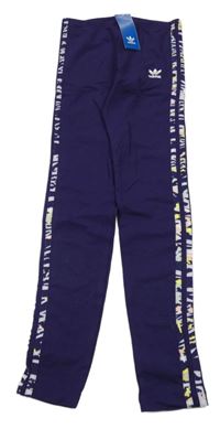Nové - tmavofialové legíny Adidas