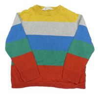 Farebný pruhovaný sveter H&M