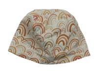 Smetanová čepice s duhami ALANA