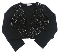 Čierne bolerko s flitrami H&M