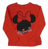 Červené triko s Minnie Disney