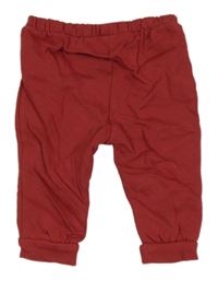 Tmavočervené tepláky Primark