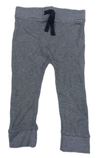 Tmavomodré pruhované ľahké tepláky George