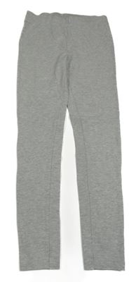 Šedé melírované legíny